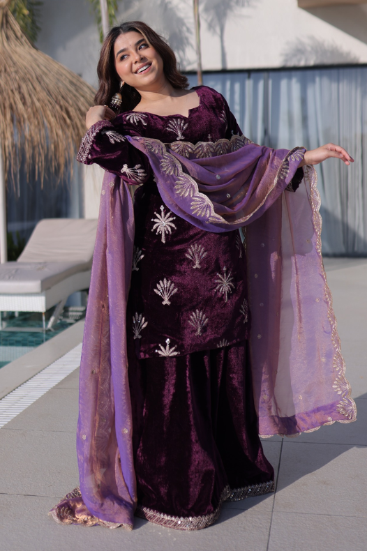 Palazzo With Dupatta